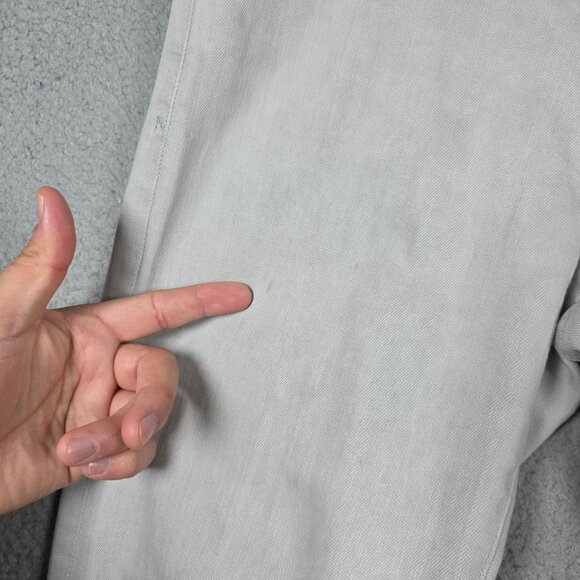 AG Adriano Goldschmeid Jeans Mens Size 31x34 Silver Slim Straight Stretch Denim - Picture 11 of 13